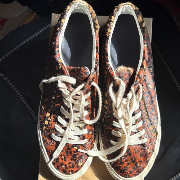 Leopard Print Women's Sneakers - Picture 1 of 7